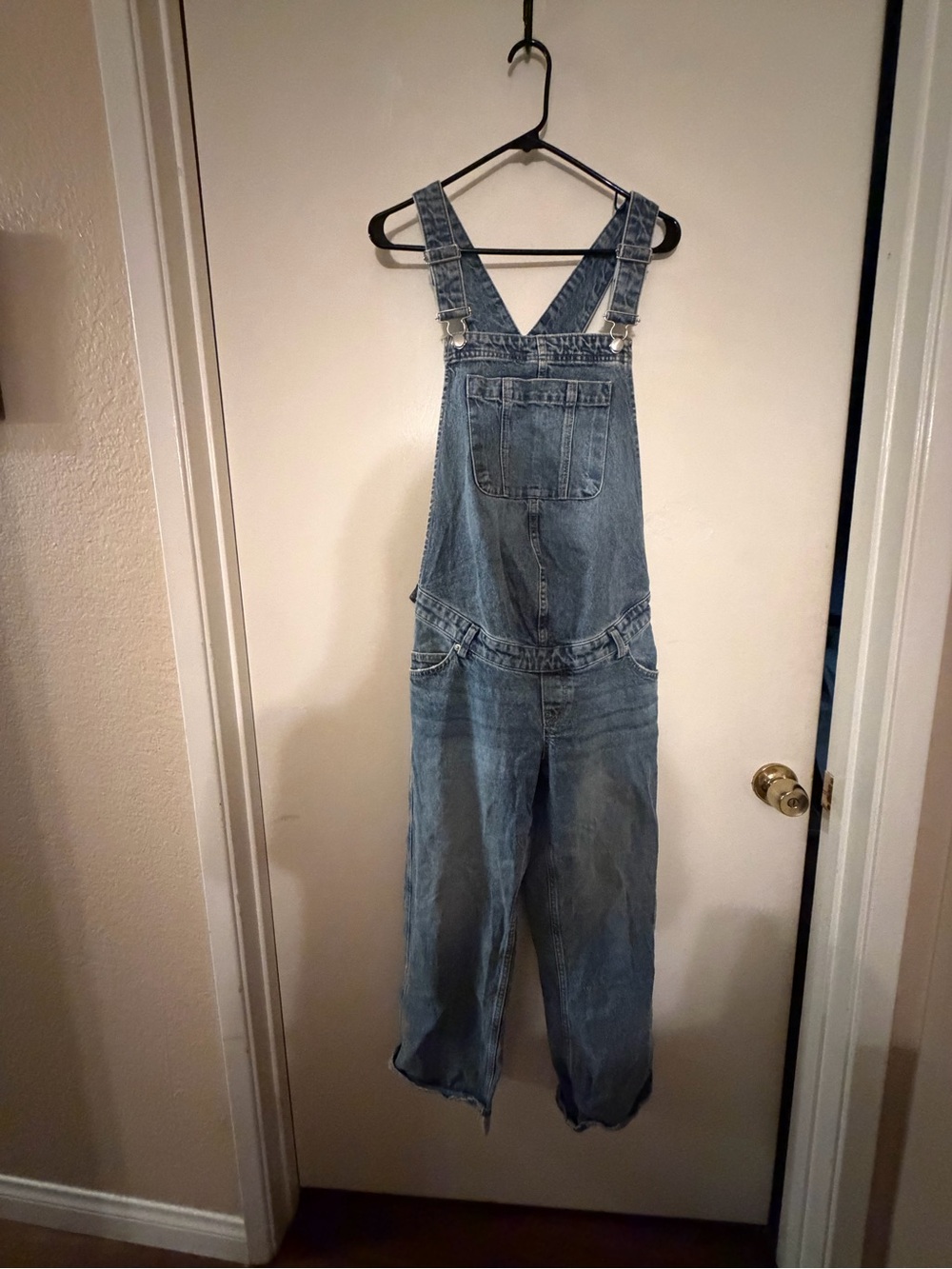 Classic Women's Denim Overalls - Blue